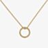 Ted Baker HERI Gold Tone Plated Crystal Open Circle Pendant TBJ4225-02-02