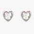 Ted Baker HAN Silver Tone Crystal Heart Stud Earrings TBJ1654-01-02
