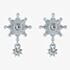 Ted Baker CELTIS Crystal Star Silver Dropper Earrings TBJ3495-01-02