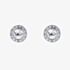 Ted Baker SOLETIA Silver Tone Crystal Halo Stud Earrings TBJ3698-01-02