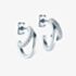 Ted Baker HELIAS Silver Tone & Crystal Hoop Earrings TBJ3458-01-02