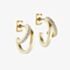 Ted Baker HELIAS Gold Tone & Crystal Hoop Earrings TBJ3458-02-02