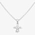 Fleur Kids Sterling Silver Angel Pendant Necklace AZP042304