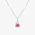 Fleur Kids Sterling Silver & Enamel Teddy Bear Necklace THB001304