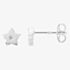 Fleur Kids Sterling Silver Cubic Zirconia Star Stud Earrings AZE046904