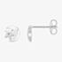 Fleur Kids Sterling Silver Cubic Zirconia Moon And Star Stud Earrings AZE116404