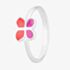 Fleur Kids Sterling Silver Pink And Purple Butterfly Ring AZR041904 