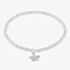 Isabella Verona Sterling Silver Beaded Star Elastic Bracelet SBETSRL17Y-STAR-S
