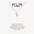 Sentiments Love You Mum Tag Pendant 13694
