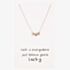 Sentiments Luck is Everywhere Multi-Tone Horseshoe Charm Necklace 18797