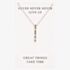 Sentiments Never Never Give Up Bar Pendant 18488
