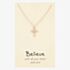 Sentiments Believe With All Your Heart and Soul Palm Cross 17485