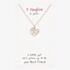 Sentiments Daughter Dolphin Heart Pendant 15955A