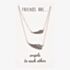 Sentiments Friends are... Matching Angel Wing Necklaces 29956
