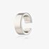 Scream Pretty Silver Rhodium Plated Plated Wide Single Ear Cuff Earrings SPS-212
