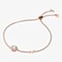 Michael Kors Rose Gold Plated Round Crystal Toggle Bracelet MKC1206AN791