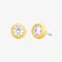 Michael Kors Yellow Gold Tone Plated Cubic Zirconia Round Stud Earrings MKJ8661710