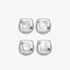 Deakin and Francis Mother Of Pearl Cushion Dress Studs C0147N0001