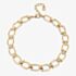 UNOde50 Serotonin Gold Plated Horseshoe Link Chain Necklace COL1898ORO0000U