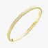 Lucy Quartermaine 18ct Gold Plated Hula Textured Bangle HBG1G
