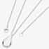 Lucy Quartermaine Silver Tear Drop Large Pendant Necklace TDP1