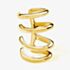 Lucy Quartermaine Waterfall Gold Vermeil High Cuff Earring WFCU2G