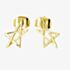 Lucy Quartermaine Gold Vermeil Sol Star Mini Stud Earrings LS3G