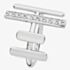 Lucy Quartermaine Silver Melody Quad Key Ring MLR2