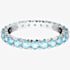 Swarovski Matrix Blue Cubic Zirconia Full Eternity Ring 5658671