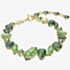 Swarovski Gema Gold Tone Mixed Cut Green Bracelet 5652822 M