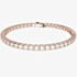Swarovski Matrix White Rose Gold Plated Tennis Bracelet 5657659 M