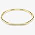 Swarovski Dextera Gold Tone Plated Small Octagon White Crystal Bangle 5724580