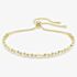 Swarovski Matrix Gold Tone Plated White Zirconia Tennis Bracelet 5730709