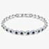 Swarovski Una Angelic Rhodium Plated Blue Crystal Tennis Bracelet 5733401