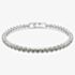 Swarovski Imber Rhodium Plated Black Crystal Tennis Bracelet 5734238