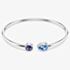 Swarovski Chroma Rhodium Plated Mixed Cut Crystal Bangle 5741780
