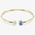 Swarovski Chroma 18ct Yellow Gold White & Blue Bangle 5757998