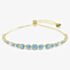 Swarovski Imber 18ct Yellow Gold Plated Blue Bracelet 5757824
