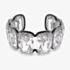 Swarovski Ladies Harmonia Crystal Cuff Bangle 5600039