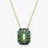 Swarovski Sublima 18ct Yellow Gold Green Pendant 5752884