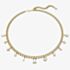 Swarovski Dextera White Mixed Cuts Gold Tone Plated Necklace 5663338
