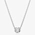 Swarovski Imber Rhodium Plated White Round Necklace 5696039