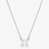Swarovski Stilla Rhodium Plated Square Cubic Zirconia Necklace 5701903