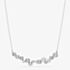 Swarovski Constella Rhodium Plated Mixed Cut White Crystal Necklace 5722473
