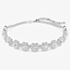 Swarovski Una Rhodium Plated White Crystal Choker Necklace 5733194