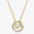 Swarovski Hyperbola Gold Tone Plated Dancing Stone Necklace 5738248