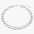 Swarovski Una Angelic Rhodium Plated Cushion Cut Multi Halo Necklace 5751326