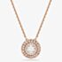 Swarovski Sublima 18ct Rose Gold Plated Round Cut Cluster Pendant 5764190