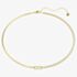 Swarovski Matrix 18ct Yellow Gold Plated Half Tennis Necklace 5747717