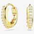 Swarovski Matrix Gold Tone Plated Mini Hoop Earrings 5697228